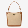 Petit sac porté épaule tresse beige Kentucky Fantasia XS - Mac Douglas
